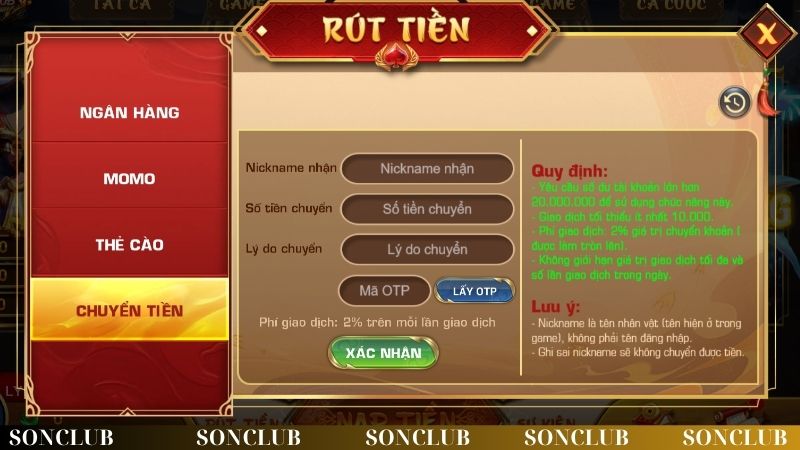 Quá trình nạp rút tiền tại cổng game cần chú ý gì?